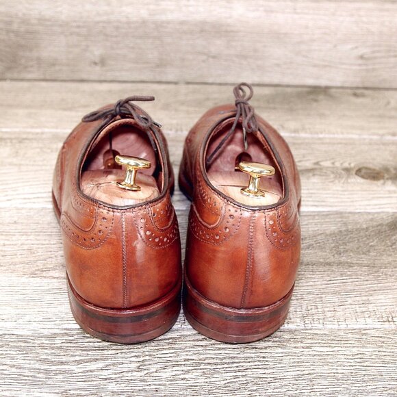 Allen Edmonds LOMBARD 10.5 D Walnut * add $15 Cedar Trees - Picture 8 of 13